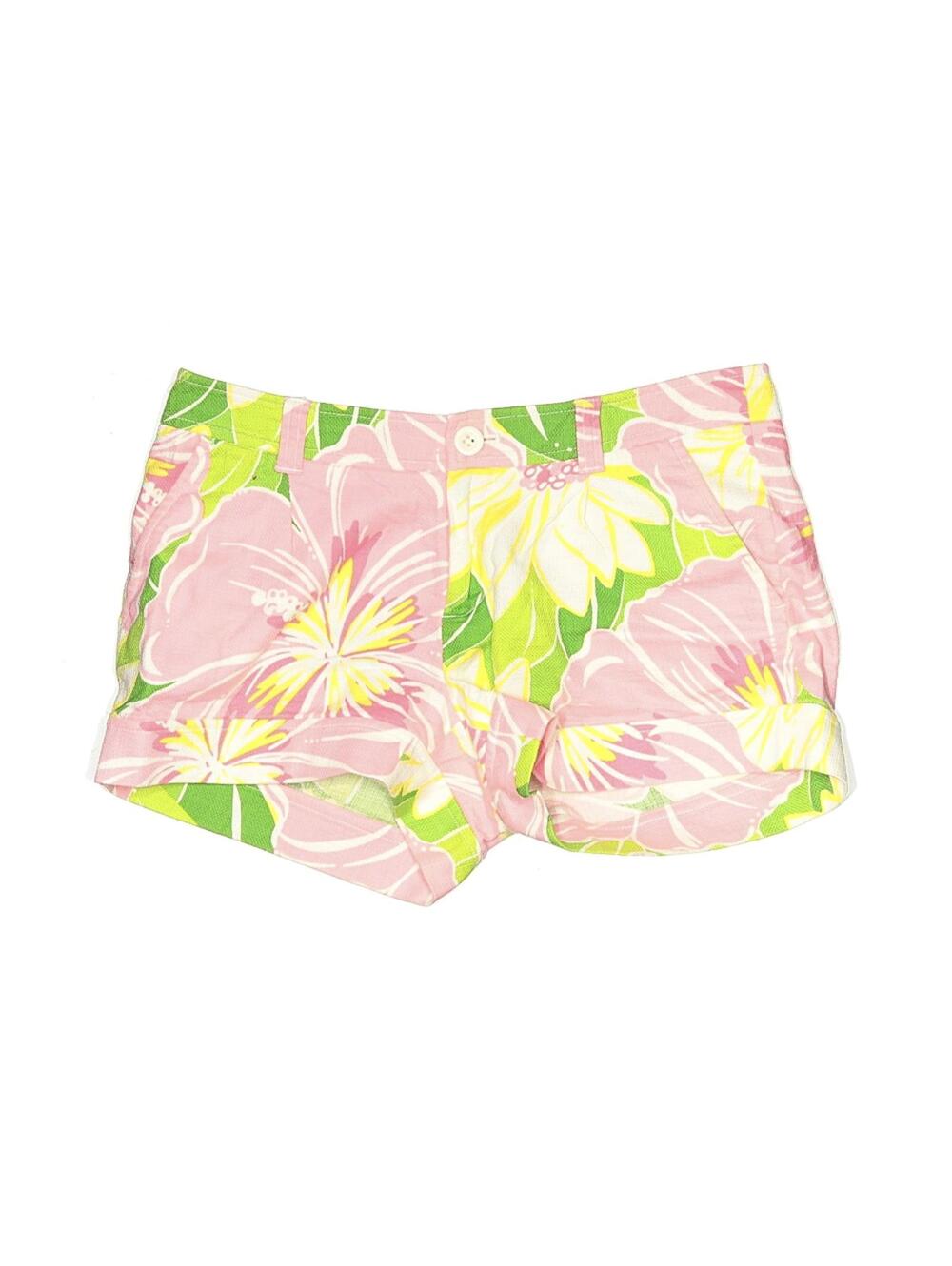 Lilly Pulitzer Size 2 Tropical Print Palm Beach Fit Shorts